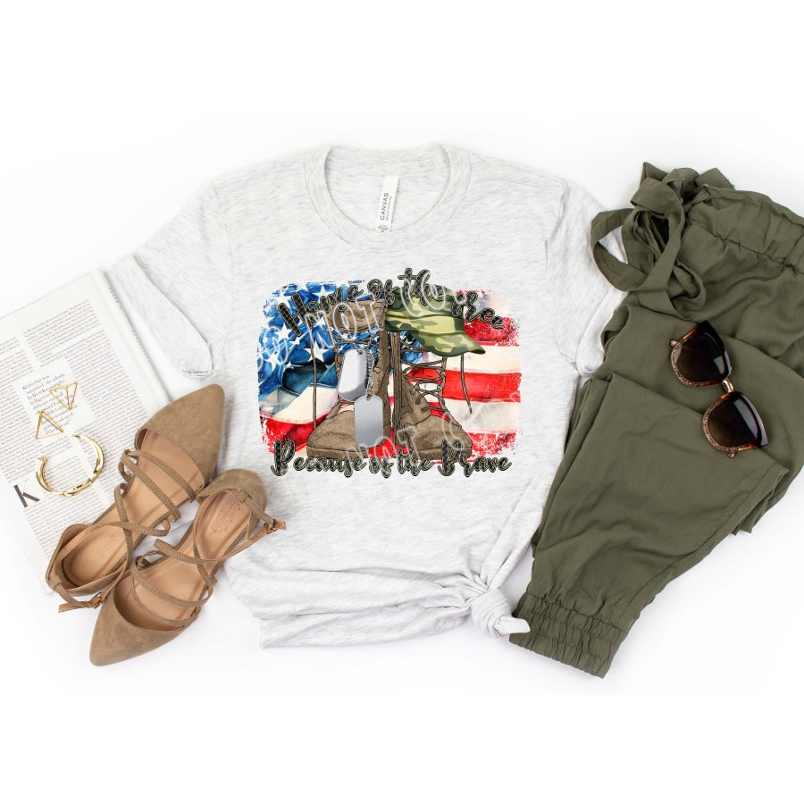 PREORDER Custom Design T-Shirts - Brave Boots - ETA 4-6 weeks T Shirts
