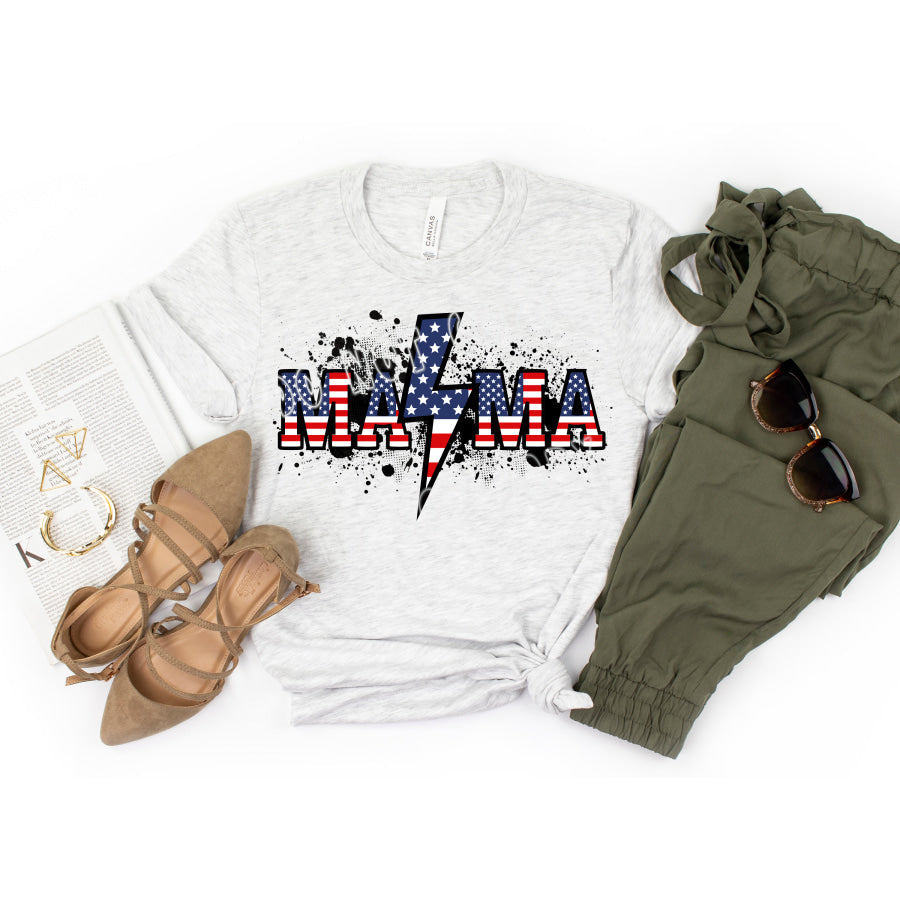 PREORDER Custom Design T-Shirts - Mama RWB - ETA 4-6 weeks T Shirts