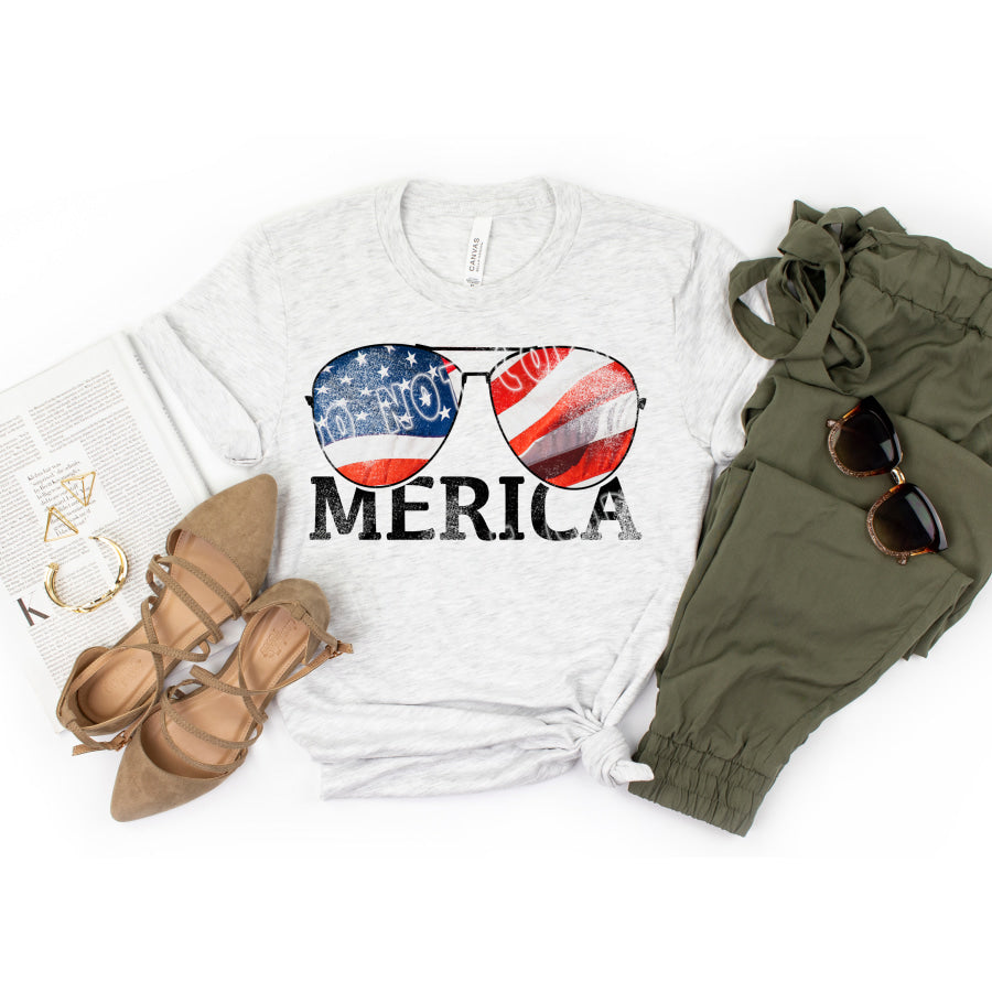 PREORDER Custom Design T-Shirts - Merica Shades - ETA 4-6 weeks T Shirts