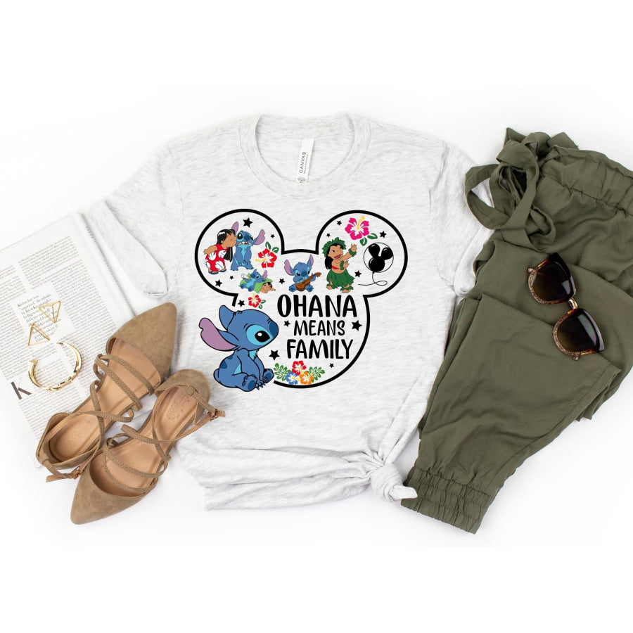 PREORDER Custom Design T-Shirts - Ohana - ETA 4-6 weeks T Shirts