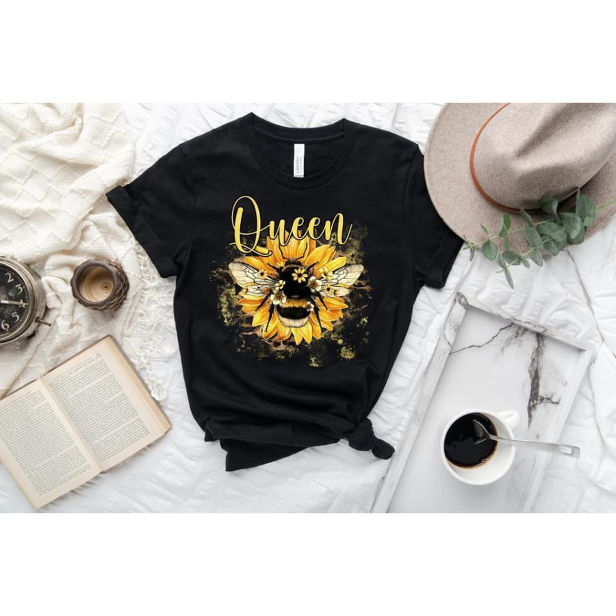 PREORDER Custom Design T-Shirts - Queen Bee - ETA 4-6 weeks Adult XS / White T Shirts