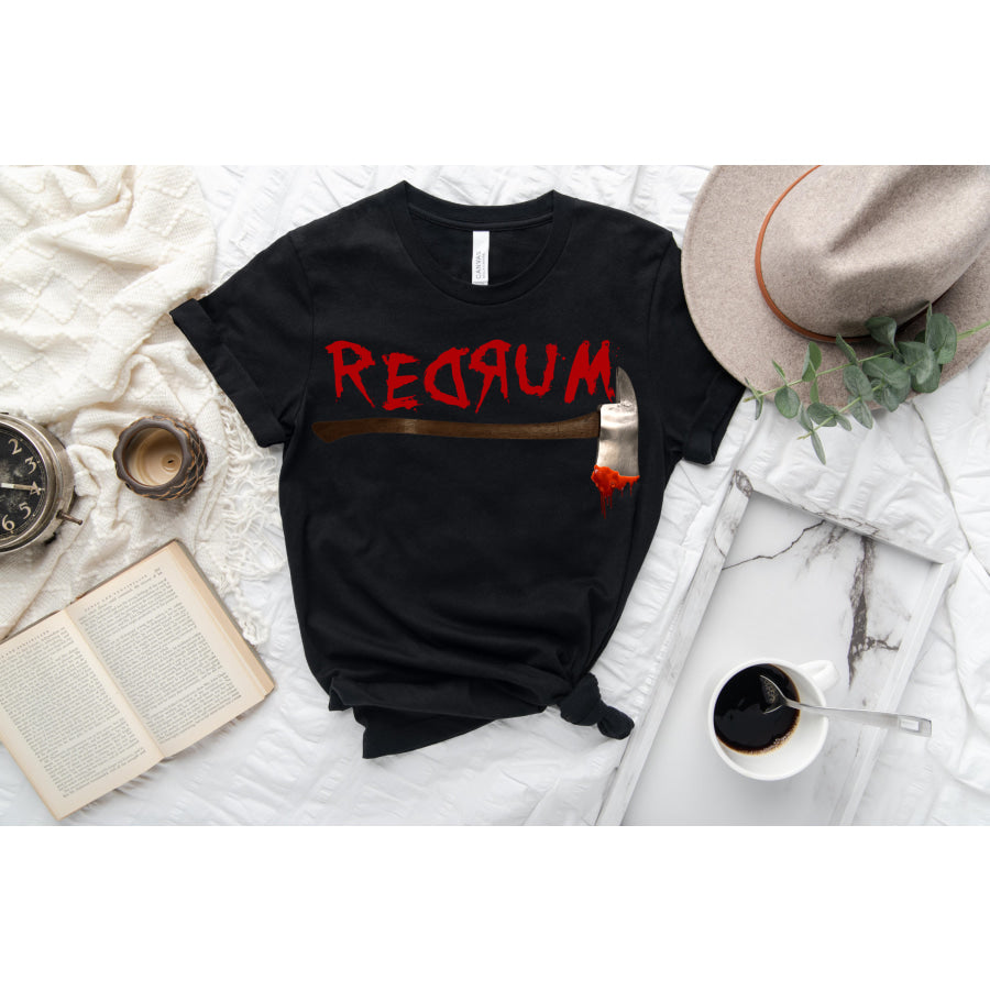 PREORDER Custom Design T-Shirts - Redrum - ETA 4-6 weeks Adult XS / White T Shirts