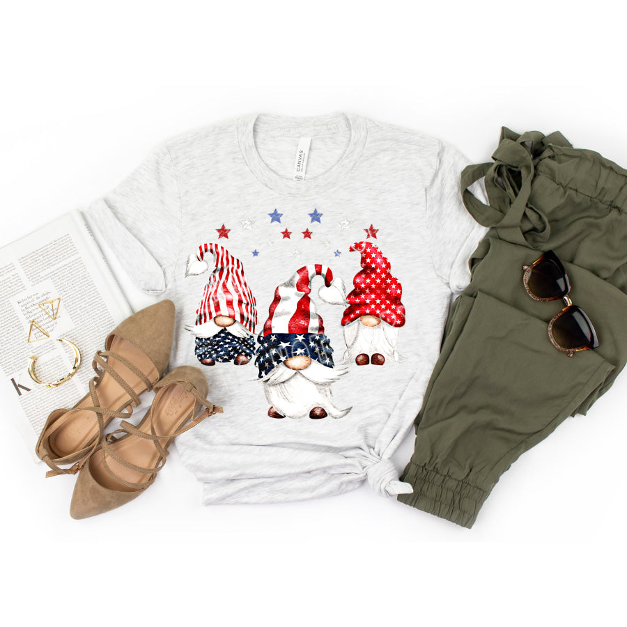 PREORDER Custom Design T-Shirts - RWB Gnome Trio - ETA 4-6 weeks T Shirts