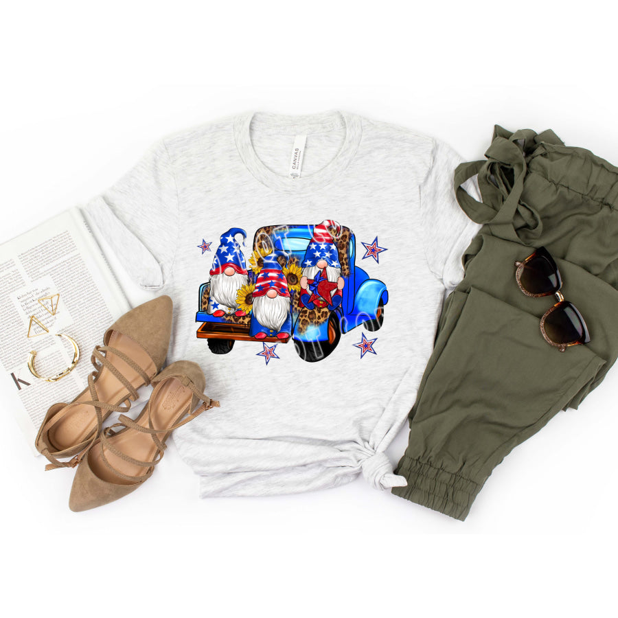 PREORDER Custom Design T-Shirts - RWB Gnome Truck - ETA 4-6 weeks T Shirts