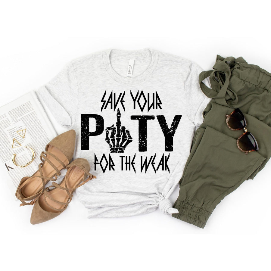 PREORDER Custom Design T-Shirts - Save Your Pity - ETA 4-6 weeks T Shirts