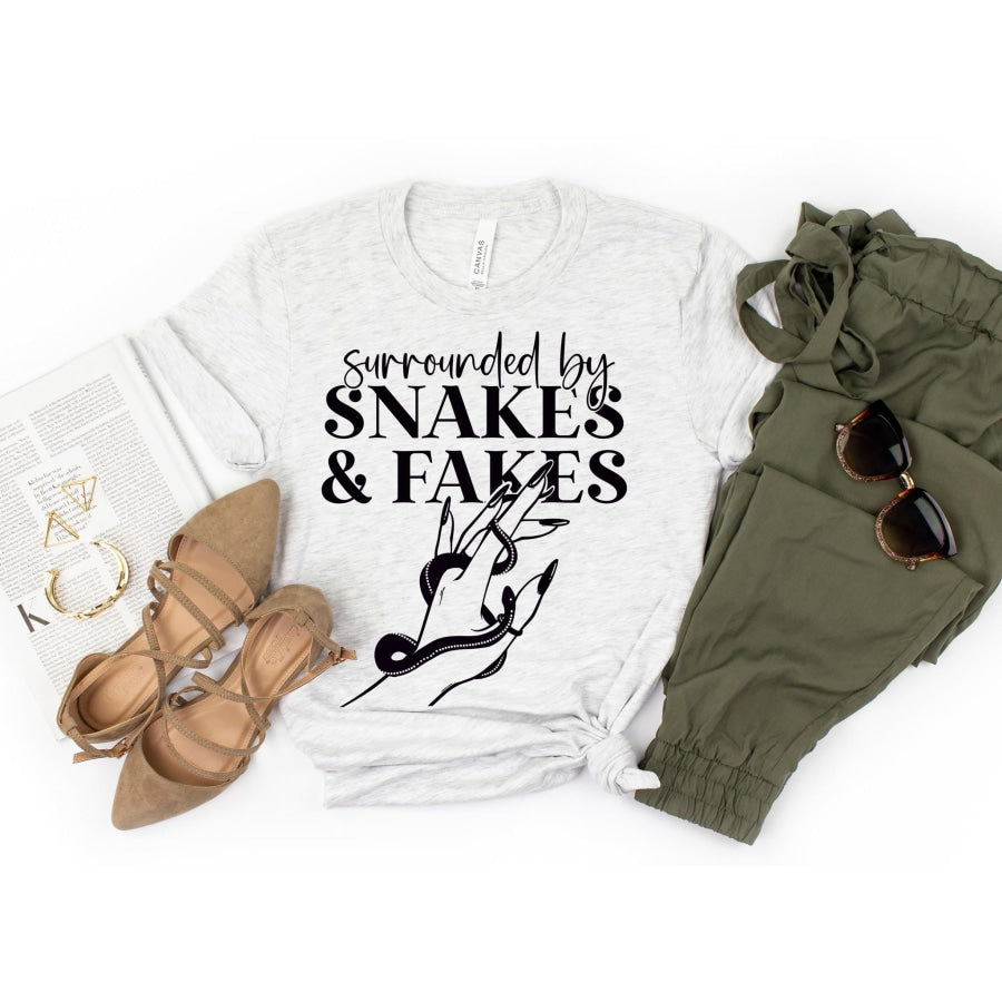 PREORDER Custom Design T-Shirts - Snakes Fakes - ETA 4-6 weeks T Shirts