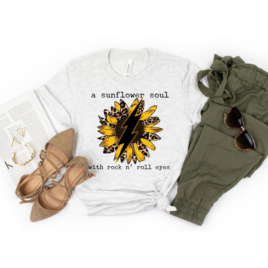PREORDER Custom Design T-Shirts - Sunflower Soul - ETA 4-6 weeks T Shirts