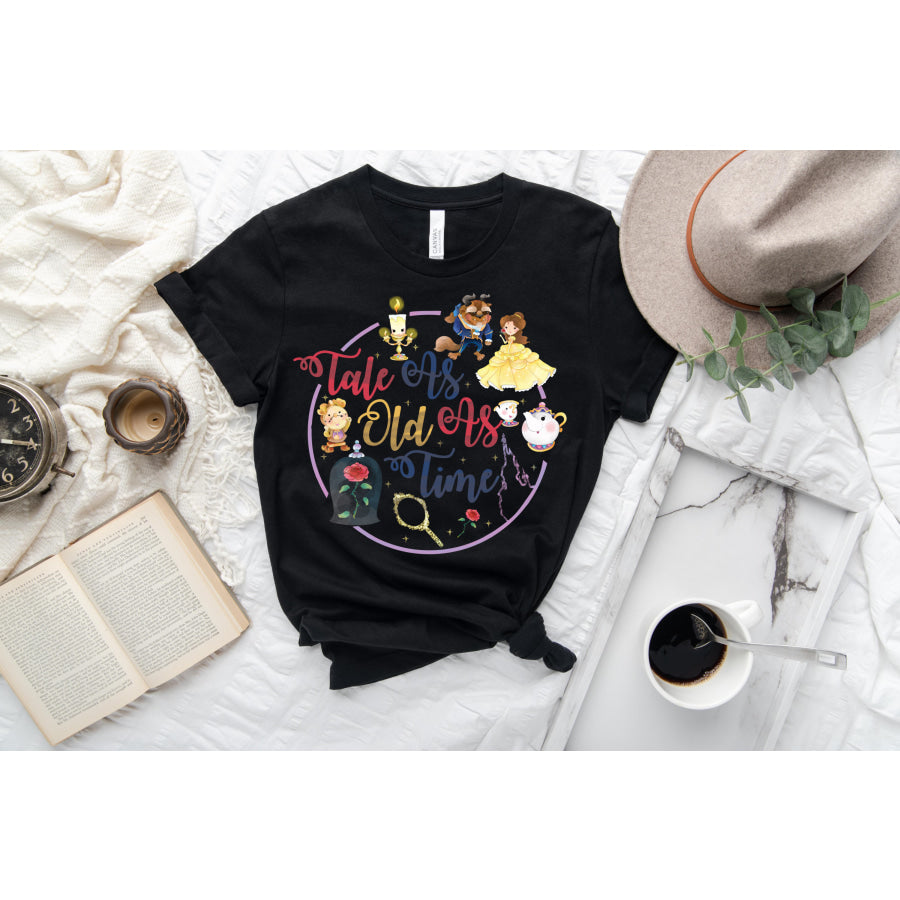 PREORDER Custom Design T-Shirts - Tale As Old - ETA 4-6 weeks Adult XS / White T Shirts