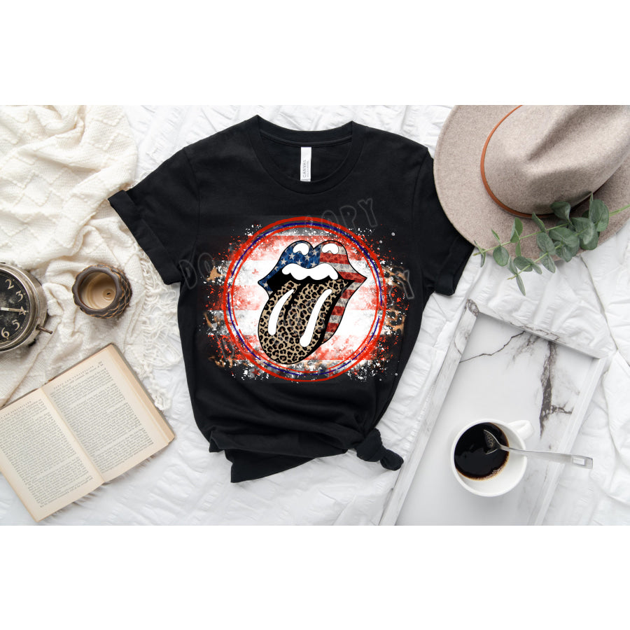 PREORDER Custom Design T-Shirts - USA Tongue - ETA 4-6 weeks T Shirts