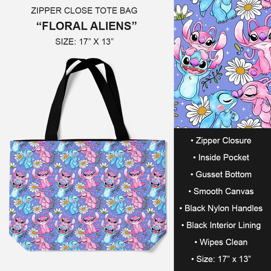 PREORDER Custom Design Tote Bags - Closes 21 Nov - ETA mid Feb 2025 Alien Diamond Tote Bag