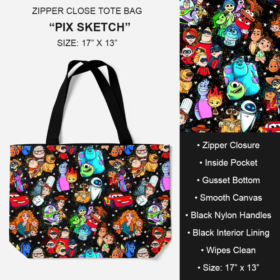 PREORDER Custom Design Tote Bags - Closes 21 Nov - ETA mid Feb 2025 Alien Diamond Tote Bag