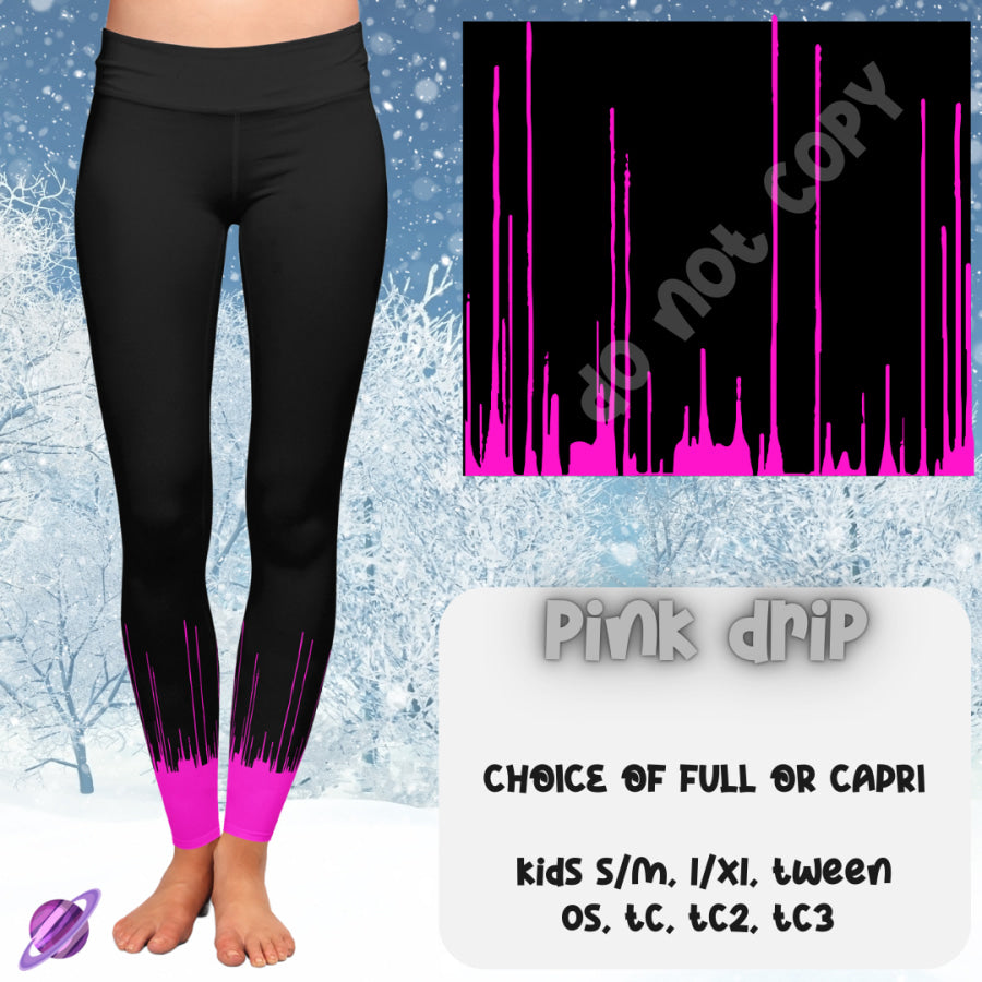 PREORDER Custom Dipped Print Leggings - Closes 14 Oct - ETA late Dec 2024 Leggings