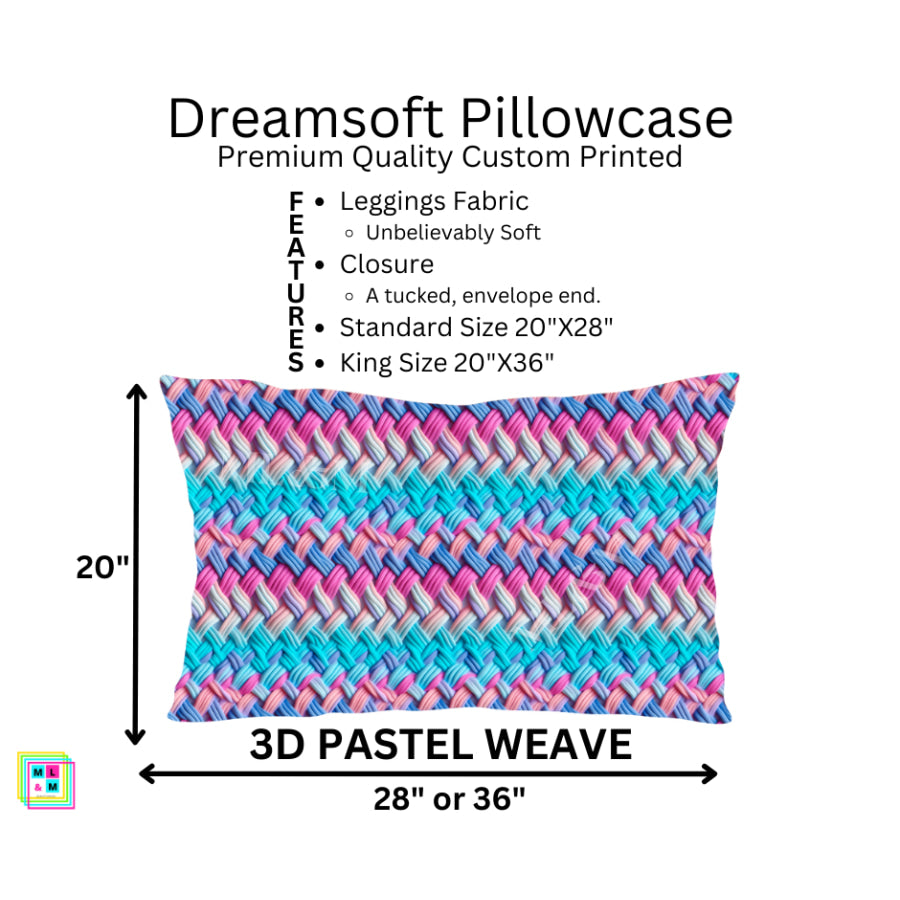 Preorder Custom Dreamsoft Pillowcases (sold individually) - Closes 1 Apr ETA late June 2024 Sheets &