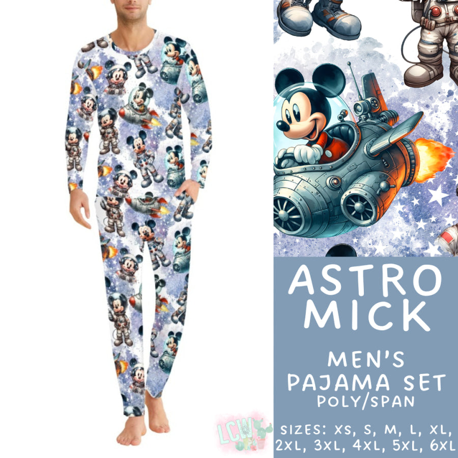 Preorder Custom Family Pyjama Sets - Astro Mick - Closes 21 Feb - ETA mid May 2025 Pyjamas