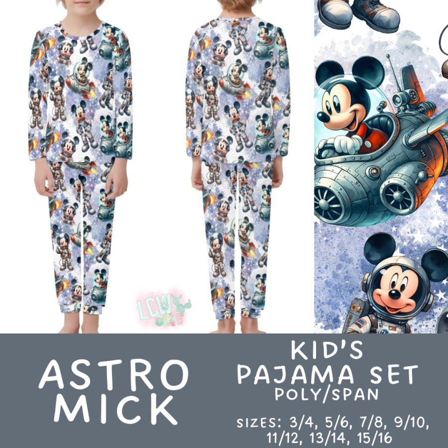 Preorder Custom Family Pyjama Sets - Astro Mick - Closes 21 Feb - ETA mid May 2025 Pyjamas