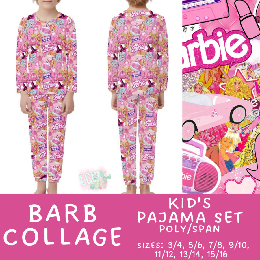 Preorder Custom Family Pyjama Sets - Barb Collage - Closes 30 May - ETA late Aug 2025 Pyjamas