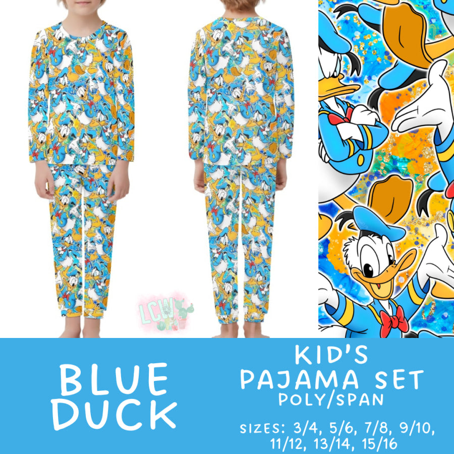 Preorder Custom Family Pyjama Sets - Blue Duck - Closes 21 Feb - ETA mid May 2025 Pyjamas