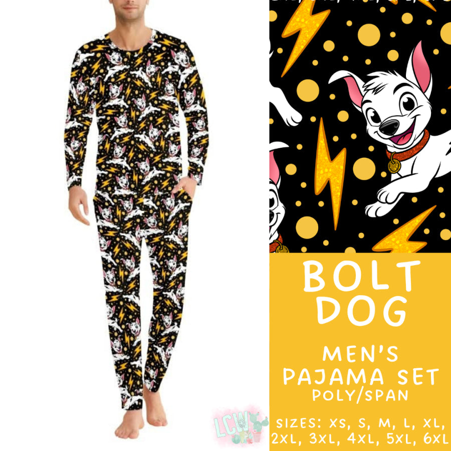 Preorder Custom Family Pyjama Sets - Bolt Dog - Closes 30 May - ETA late Aug 2025 Pyjamas