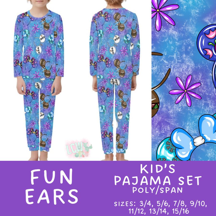 Preorder Custom Family Pyjama Sets - Fun Ears - Closes 21 Feb - ETA mid May 2025 Pyjamas