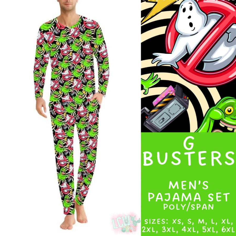 Preorder Custom Family Pyjama Sets - G Busters - Closes 30 May - ETA late Aug 2025 Pyjamas