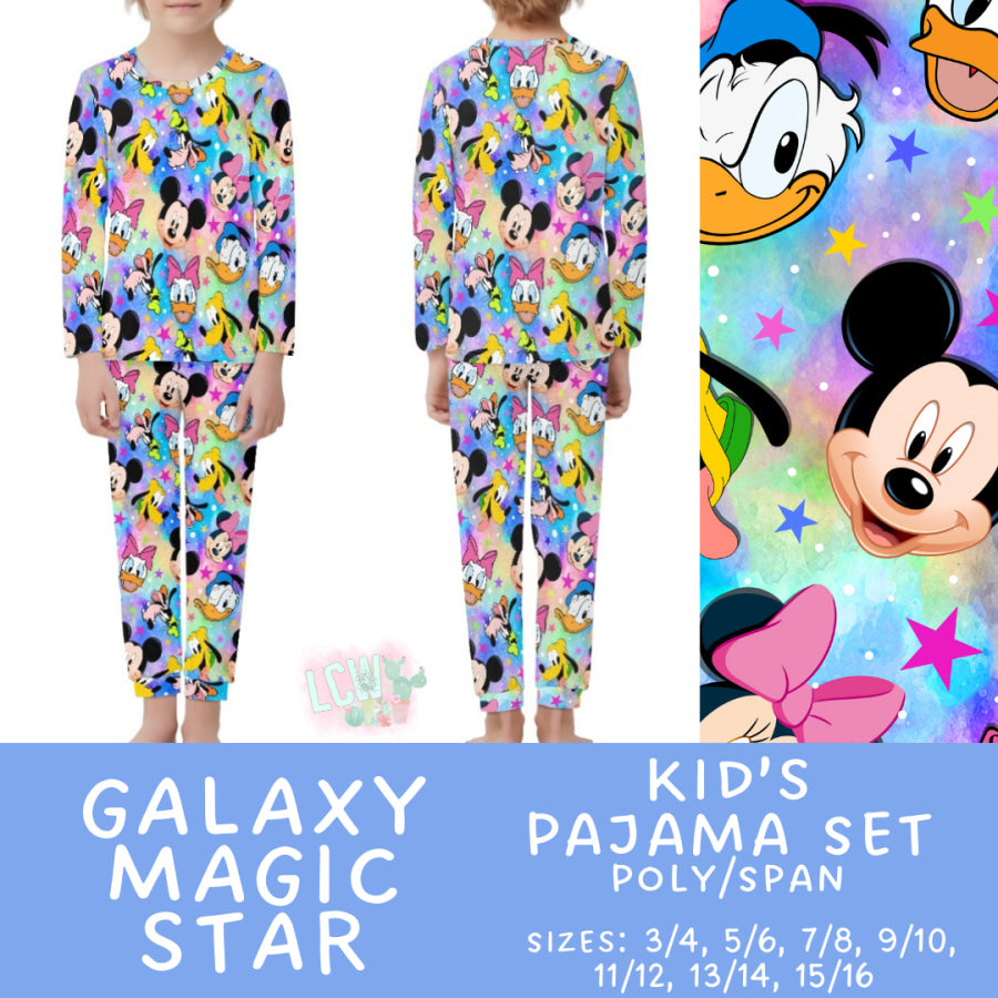 Preorder Custom Family Pyjama Sets - Galaxy Magic Star - Closes 21 Feb - ETA mid May 2025 Pyjamas