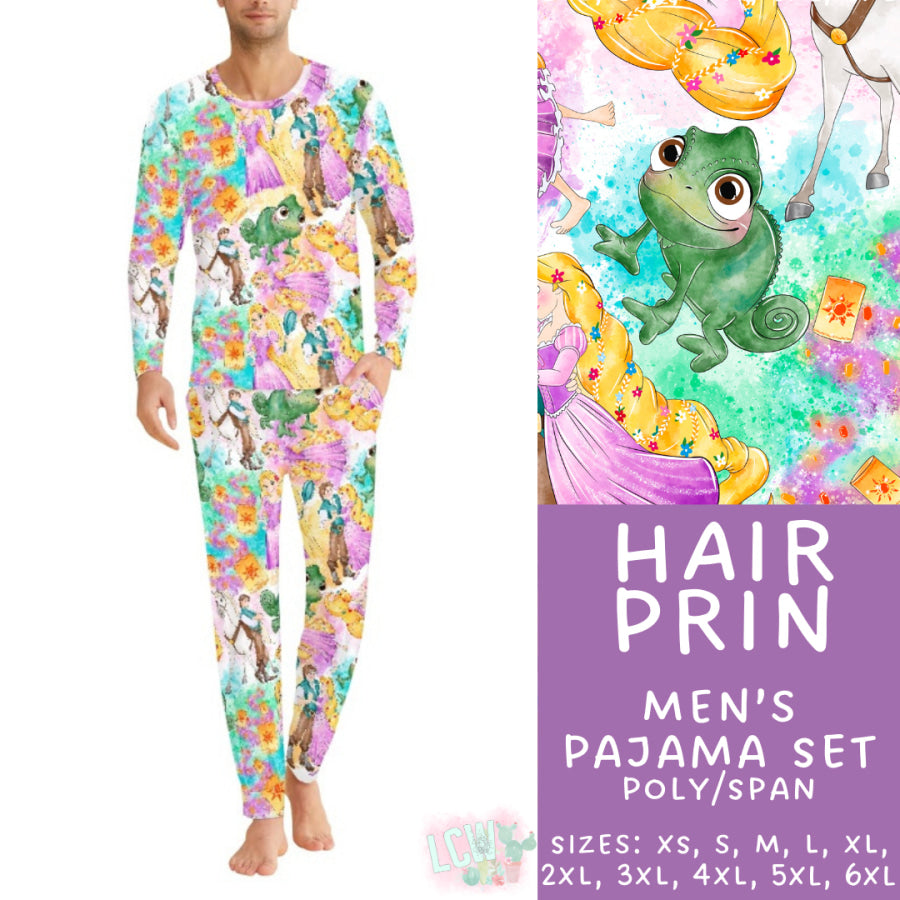 Preorder Custom Family Pyjama Sets - Hair Prin - Closes 21 Feb - ETA mid May 2025 Pyjamas