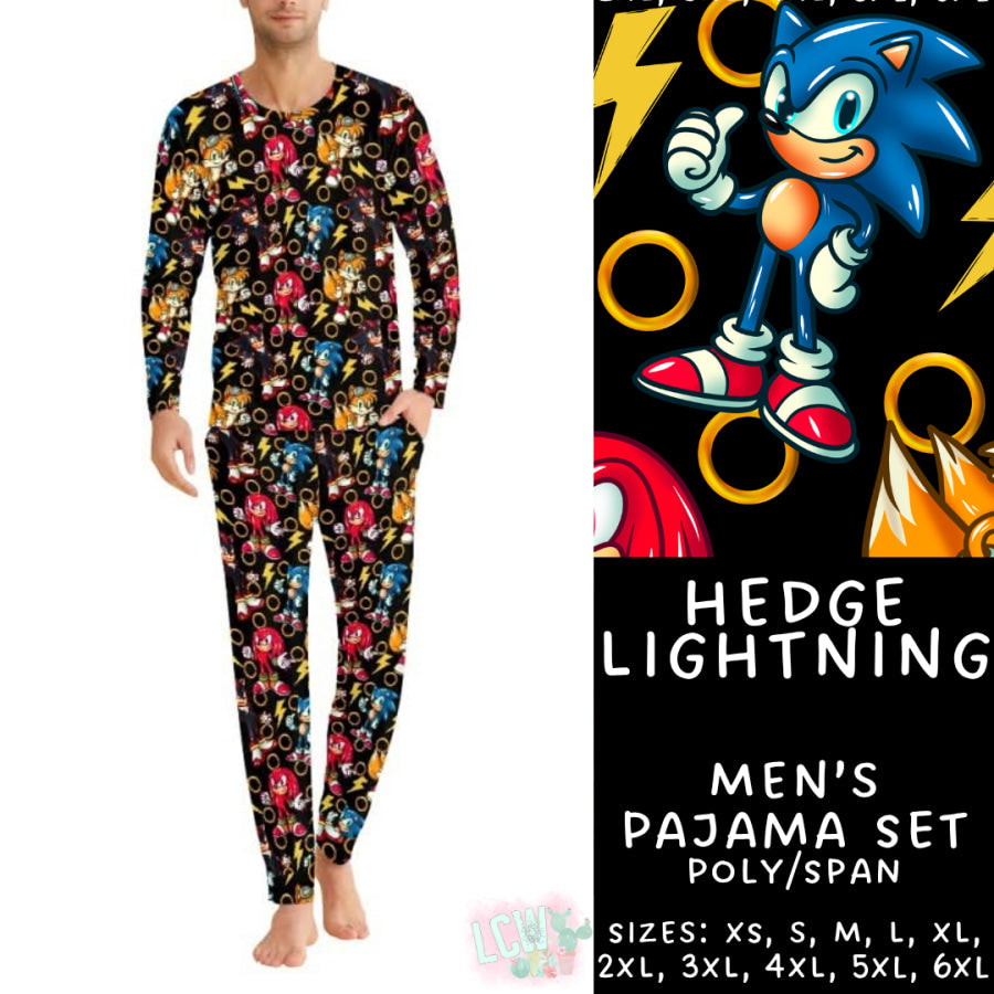 Preorder Custom Family Pyjama Sets - Hedge Lightning - Closes 30 May - ETA late Aug 2025 Pyjamas