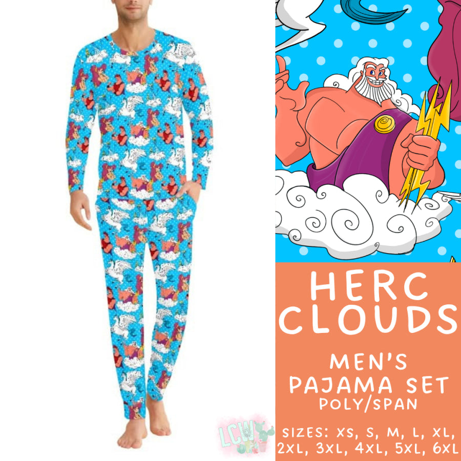Preorder Custom Family Pyjama Sets - Herc Clouds - Closes 30 May - ETA late Aug 2025 Pyjamas