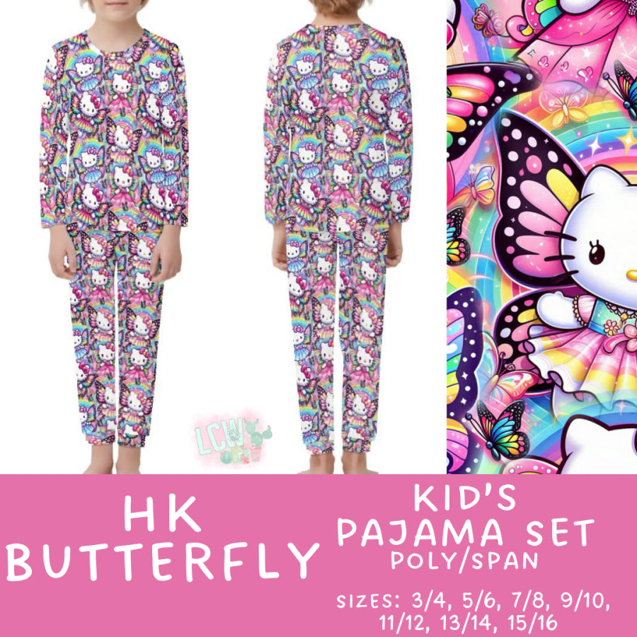 Preorder Custom Family Pyjama Sets - HK Butterfly - Closes 30 May - ETA late Aug 2025 Pyjamas