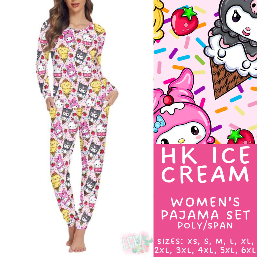 Preorder Custom Family Pyjama Sets - HK Ice Cream - Closes 30 May - ETA late Aug 2025 Pyjamas