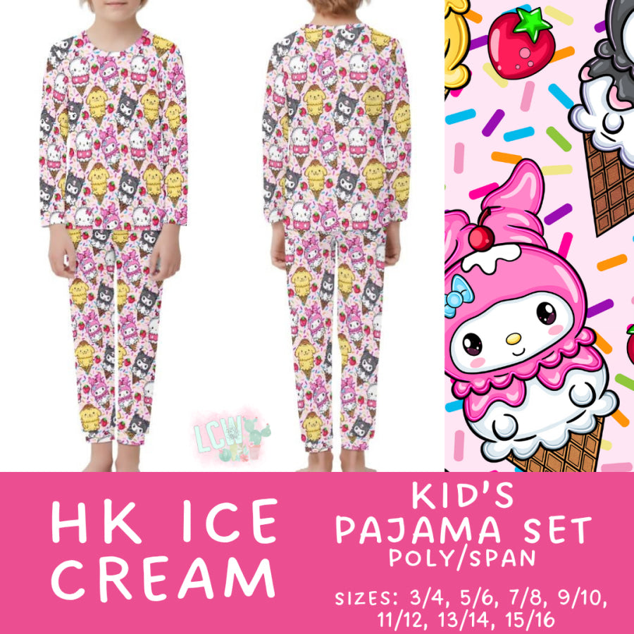 Preorder Custom Family Pyjama Sets - HK Ice Cream - Closes 30 May - ETA late Aug 2025 Pyjamas