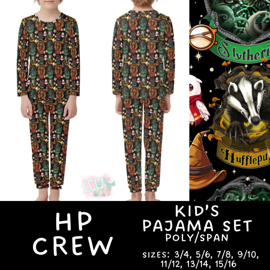 Preorder Custom Family Pyjama Sets - HP Crew - Closes 30 May - ETA late Aug 2025 Pyjamas