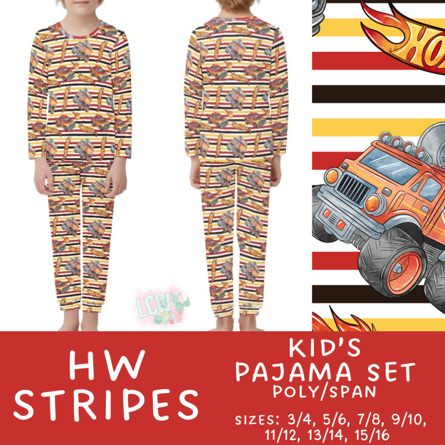 Preorder Custom Family Pyjama Sets - HW Stripes - Closes 30 May - ETA late Aug 2025 Pyjamas