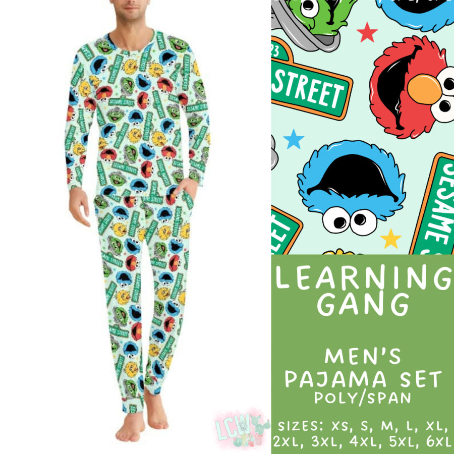 Preorder Custom Family Pyjama Sets - Learning Gang - Closes 30 May - ETA late Aug 2025 Pyjamas