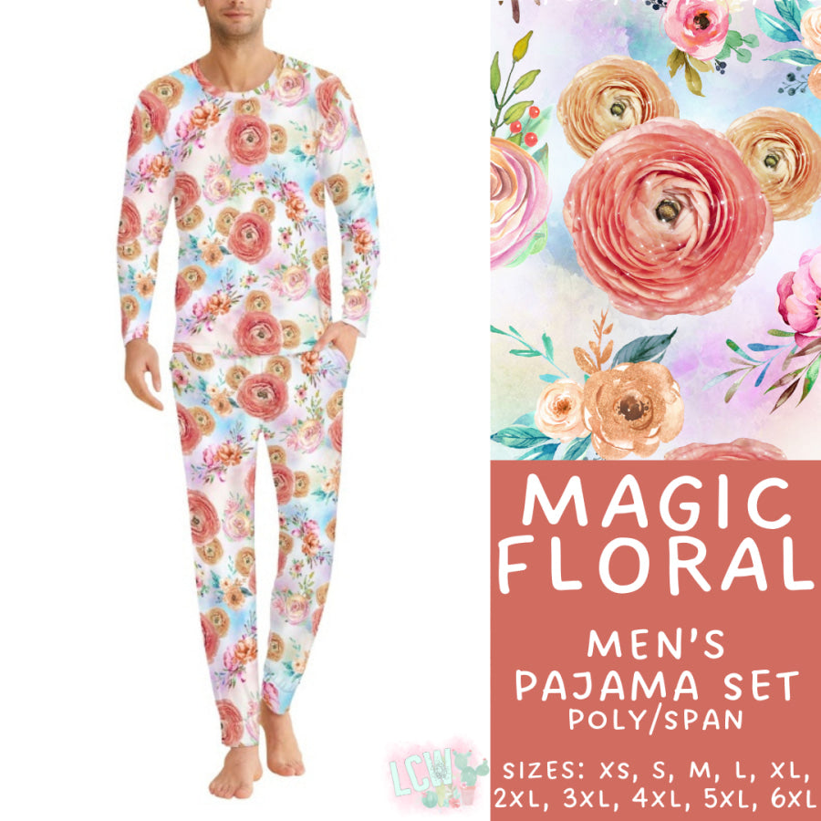 Preorder Custom Family Pyjama Sets - Magic Floral - Closes 21 Feb - ETA mid May 2025 Pyjamas