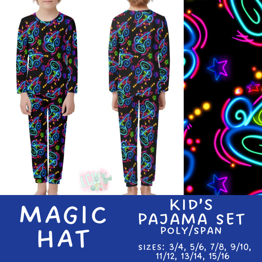 Preorder Custom Family Pyjama Sets - Magic Hat - Closes 21 Feb - ETA mid May 2025 Pyjamas