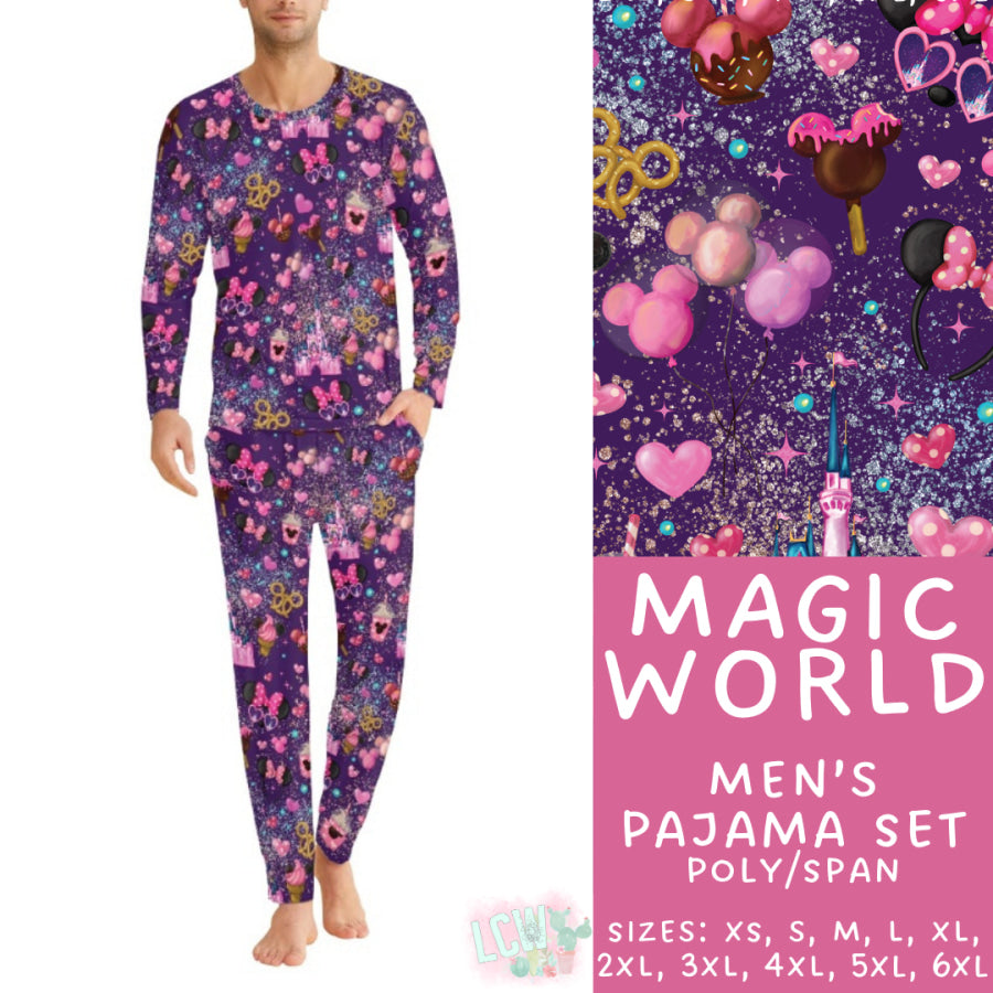 Preorder Custom Family Pyjama Sets - Magic World - Closes 21 Feb - ETA mid May 2025 Pyjamas