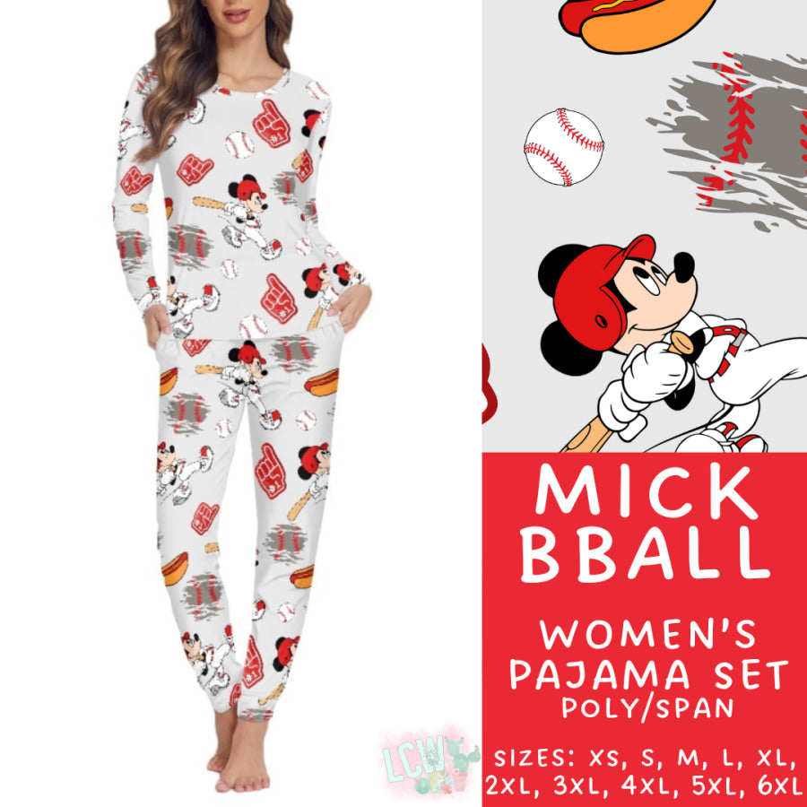 Preorder Custom Family Pyjama Sets - Mick BBall - Closes 21 Feb - ETA mid May 2025 Pyjamas