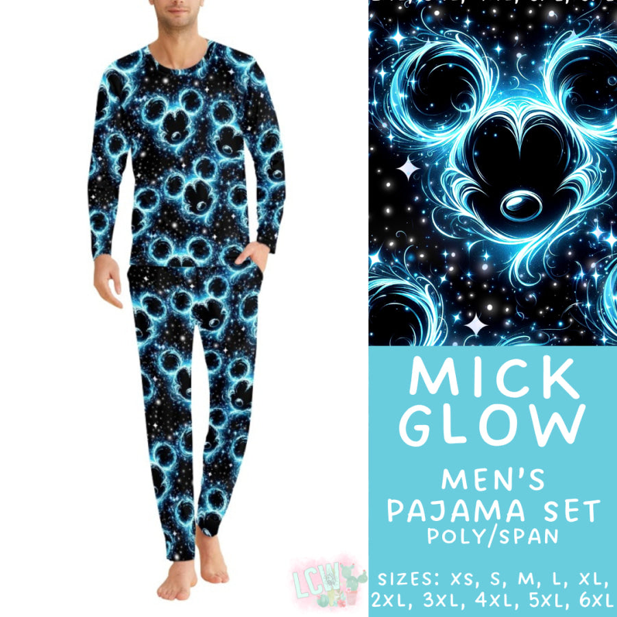 Preorder Custom Family Pyjama Sets - Mick Glow - Closes 21 Feb - ETA mid May 2025 Pyjamas