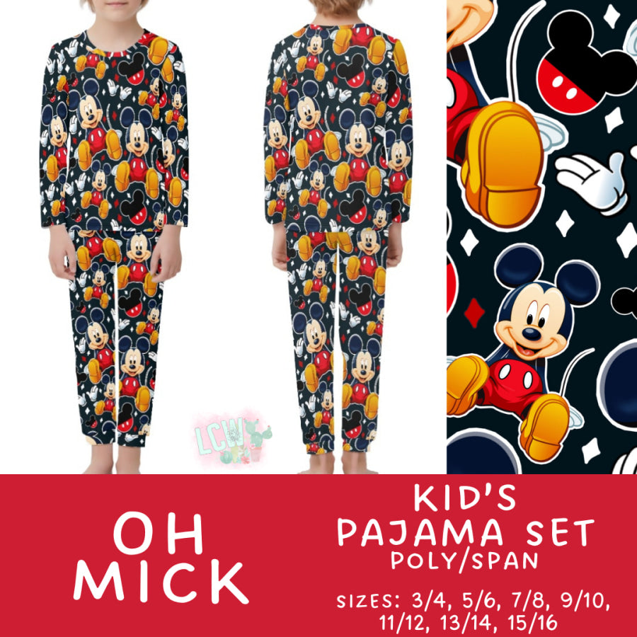 Preorder Custom Family Pyjama Sets - Oh Mick - Closes 21 Feb - ETA mid May 2025 Pyjamas