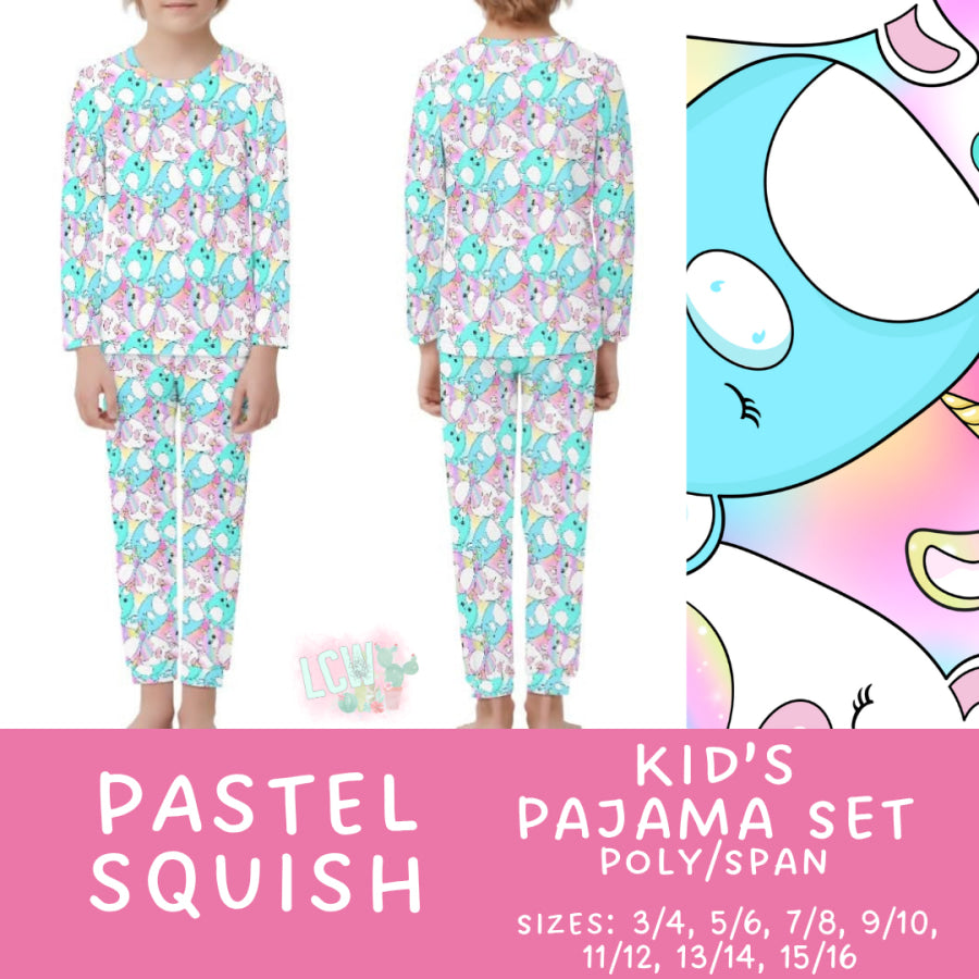 Preorder Custom Family Pyjama Sets - Pastel Squish - Closes 30 May - ETA late Aug 2025 Pyjamas