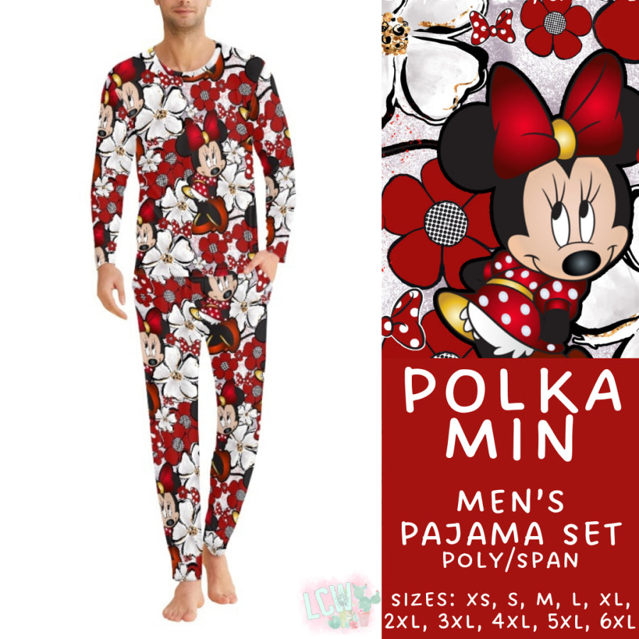 Preorder Custom Family Pyjama Sets - Polka Min - Closes 21 Feb - ETA mid May 2025 Pyjamas