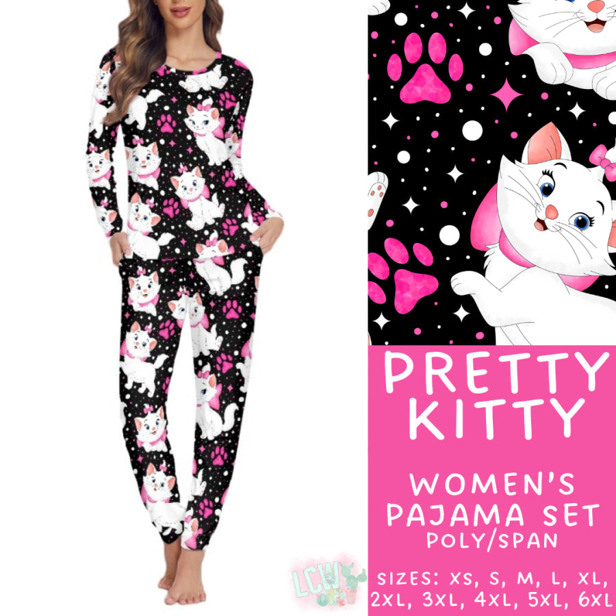 Preorder Custom Family Pyjama Sets - Pretty Kitty - Closes 21 Feb - ETA mid May 2025 Pyjamas