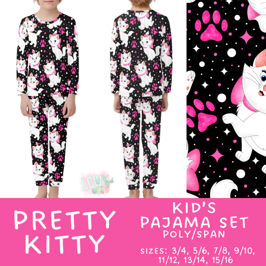 Preorder Custom Family Pyjama Sets - Pretty Kitty - Closes 21 Feb - ETA mid May 2025 Pyjamas