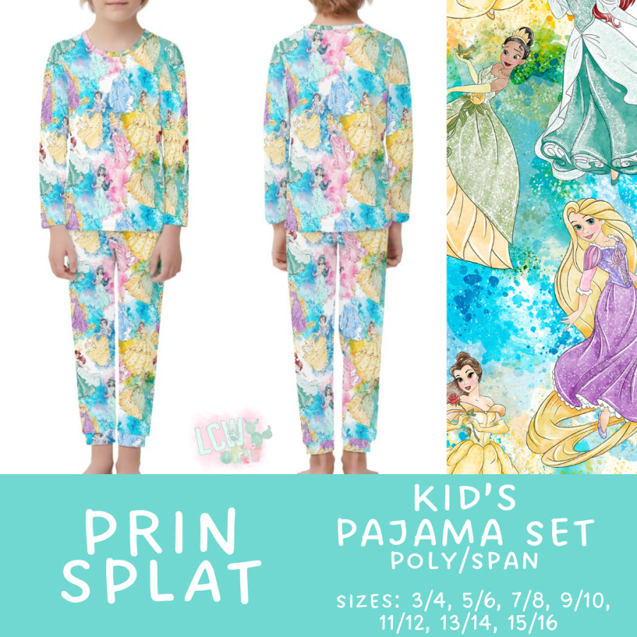 Preorder Custom Family Pyjama Sets - Prin Splat - Closes 21 Feb - ETA mid May 2025 Pyjamas