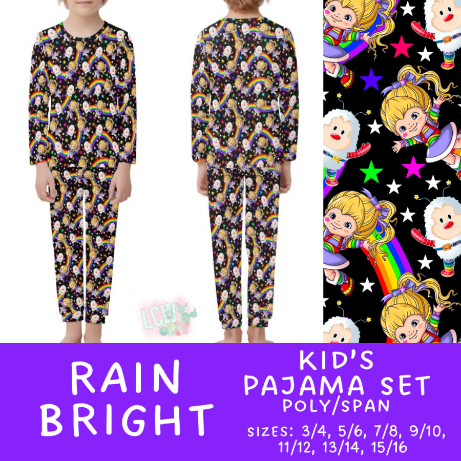 Preorder Custom Family Pyjama Sets - Rain Bright - Closes 30 May - ETA late Aug 2025 Pyjamas