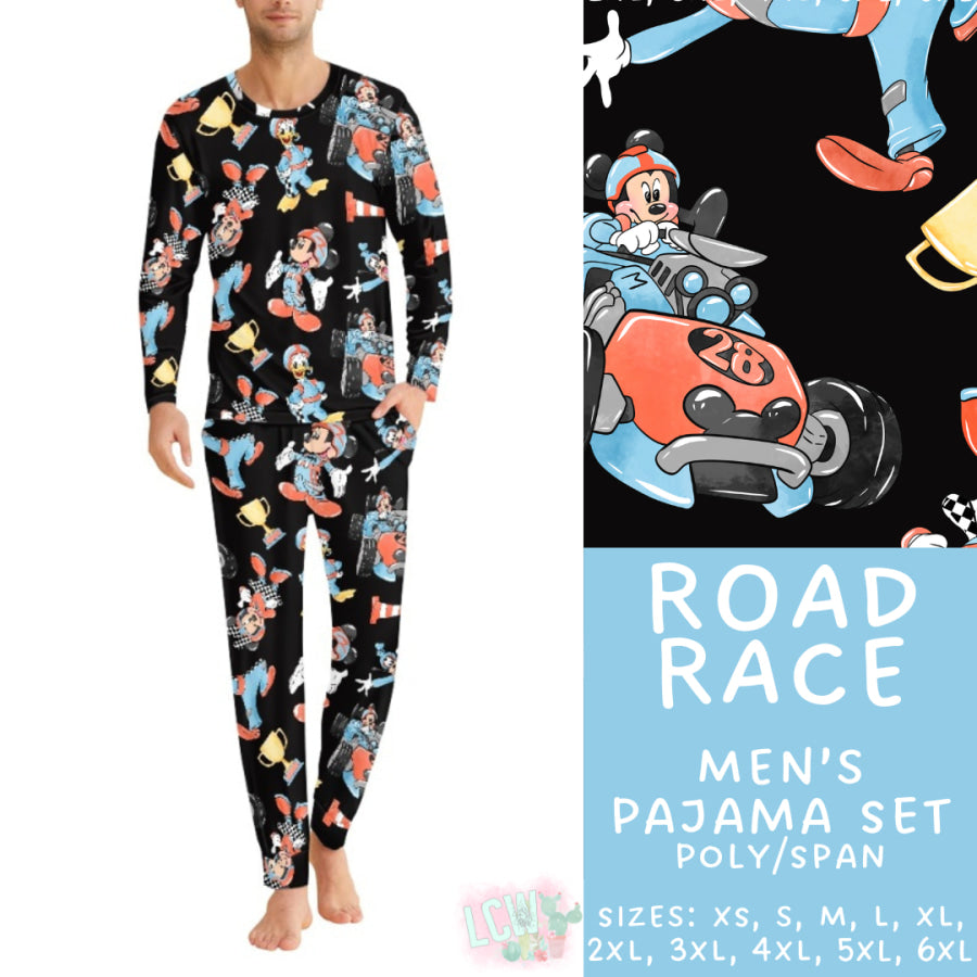 Preorder Custom Family Pyjama Sets - Road Race - Closes 21 Feb - ETA mid May 2025 Pyjamas