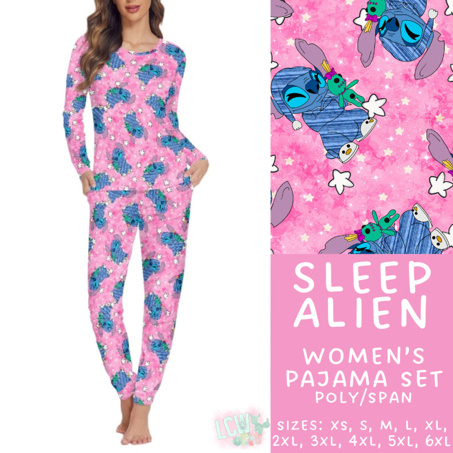 Preorder Custom Family Pyjama Sets - Sleep Alien - Closes 21 Feb - ETA mid May 2025 Pyjamas