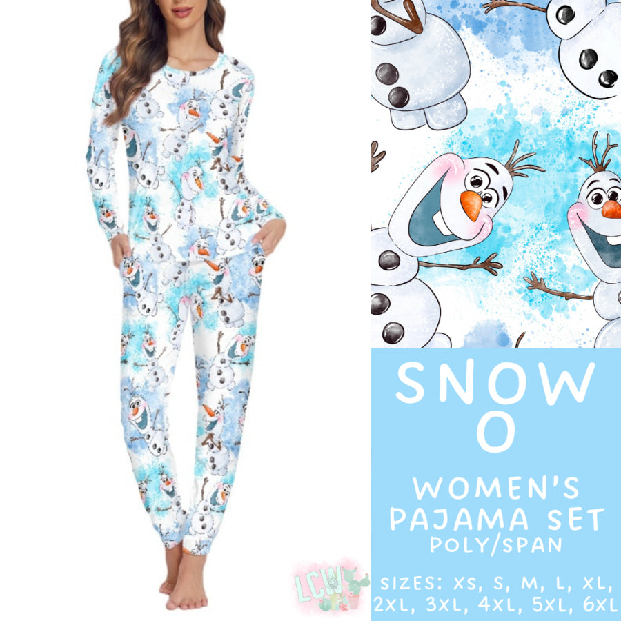 Preorder Custom Family Pyjama Sets - Snow O - Closes 21 Feb - ETA mid May 2025 Pyjamas