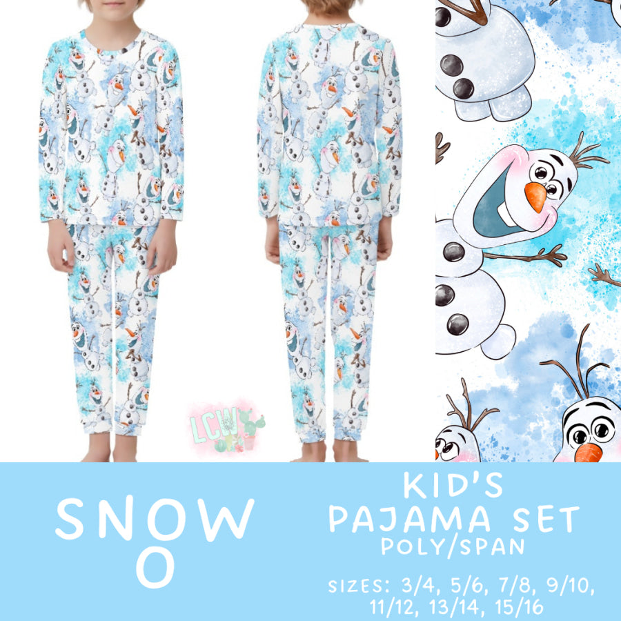 Preorder Custom Family Pyjama Sets - Snow O - Closes 21 Feb - ETA mid May 2025 Pyjamas